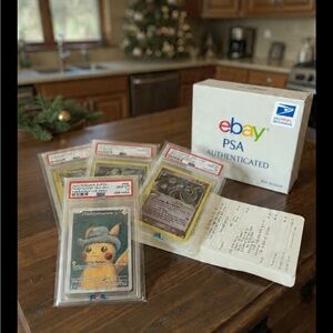 PSA 10 PIKACHU FULL ART COLLECTORS🏆CARD! PIKACHU in grey felt hat 🎩